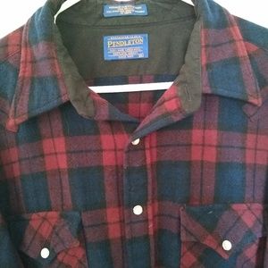 Pendleton flannel Blue and Red